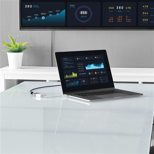 ADATTATORE CONVERTITORE VIDEO USB 3.1 TYPE-C A VGA-1080P