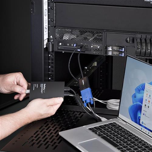 ADATTATORE CRASH CART USB KVM CONSOLE VGA/MINI DISPLAYPORT