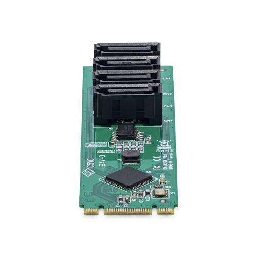 ADATTATORE DA M.2 PCIE A SATA SCHEDA DI ESPANSIONEA 4 PORTE