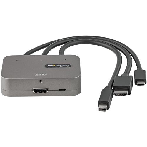 ADATTATORE DA USB-C HDMI O MINI DISPLAYPORT A HDMI 4K 60HZ