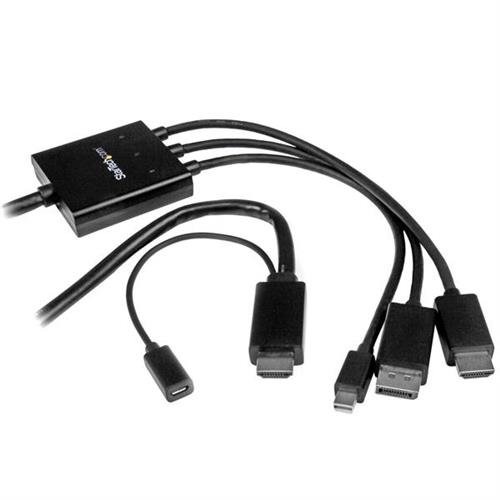 ADATTATORE DISPLAYPORT O MINI DISPLAYPORT A HDMI
