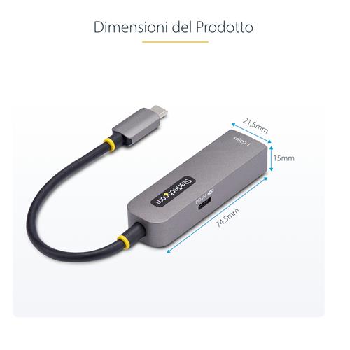 ADATTATORE ETHERNET USB C NIC USB TYPE-C 3.0/RJ45 1GBPS