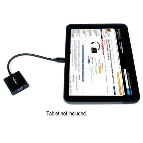 ADATTATORE MICRO HDMI A VGA PER SMARTPHONE ULTRABOOK TABLET