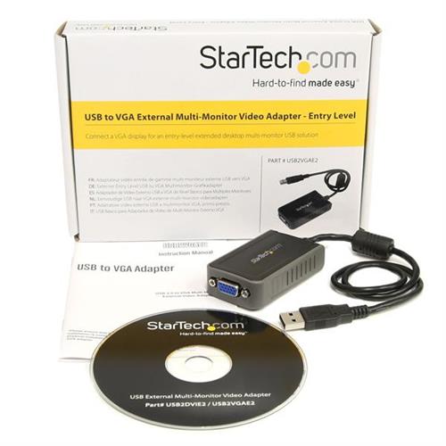ADATTATORE SCHEDA VIDEO MULTI-MONITOR USB2.0 A VGA