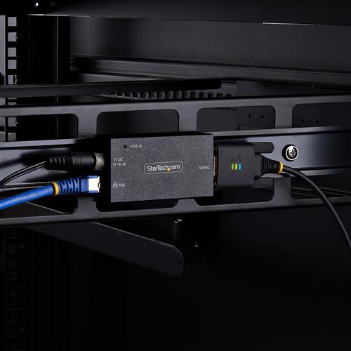 ADATTATORE SERIALE POE ETHERNET CONVERTITORE RJ45 A DB9 RS232