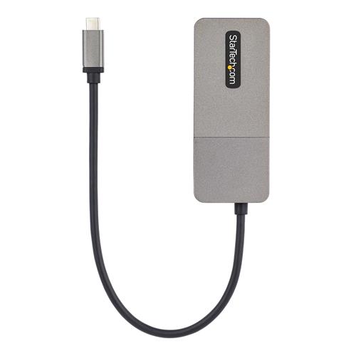 ADATTATORE USB-C A DP A 3 PORTE HUB MST DISPLAYPORT 1.4 4K 60HZ