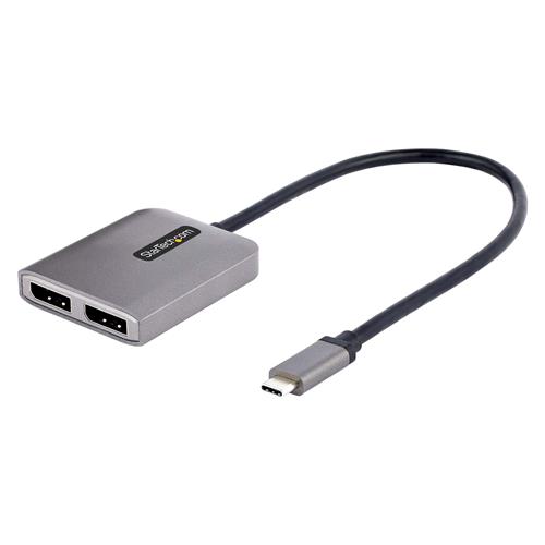 ADATTATORE USB-C DP A 2 PT 4K HUB MST DUAL-MONITOR - WINDOWS