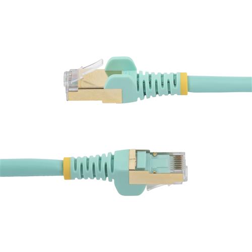 CAVO CAT6A DA 7.5M - ACQUA - ANTIGROVIGLIO - SCHERMATO - RAME