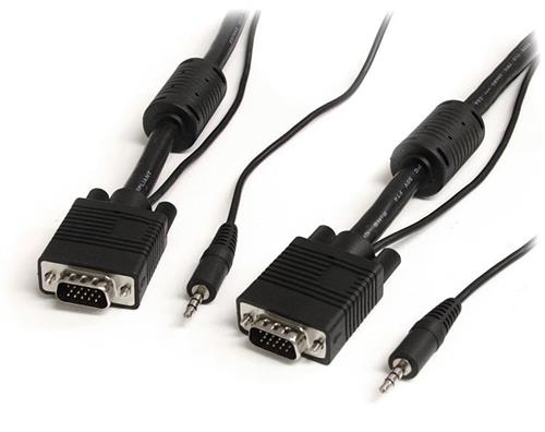 CAVO COAX PER MONITOR VGA X ALTA RISOLUZIONE CON AUDIO 5MT