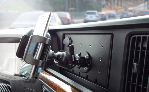 Gamber-Johnson 7110-1235 kit di fissaggio Nero Alluminio