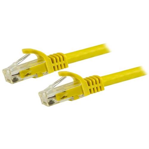 CAVO DI RETE CAT 6 -100 RAME UTP 15MT ANTIGROVIGLIO GIALLO