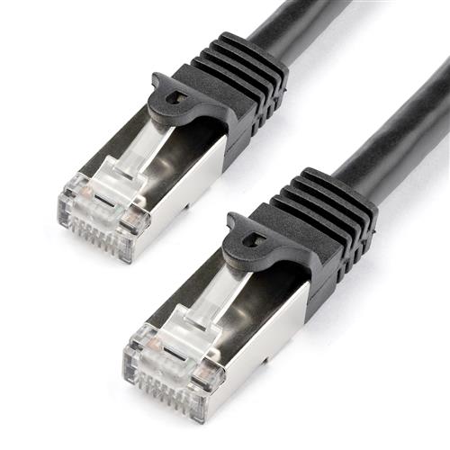 CAVO DI RETE CAT6 GIGABIT - CAVO PATCH RJ45 SFTP DA 1M -NERO