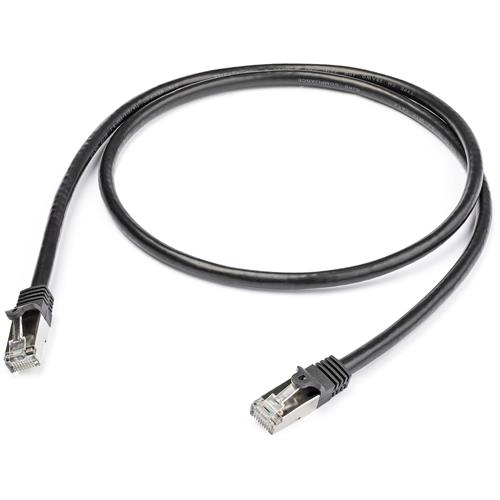 CAVO DI RETE CAT6 GIGABIT - CAVO PATCH RJ45 SFTP DA 1M -NERO