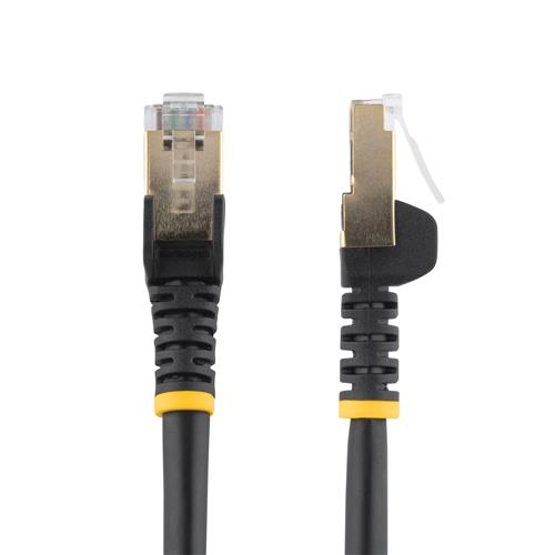 CAVO DI RETE ETHERNET RJ45 CAT6A DA 5M - NERO