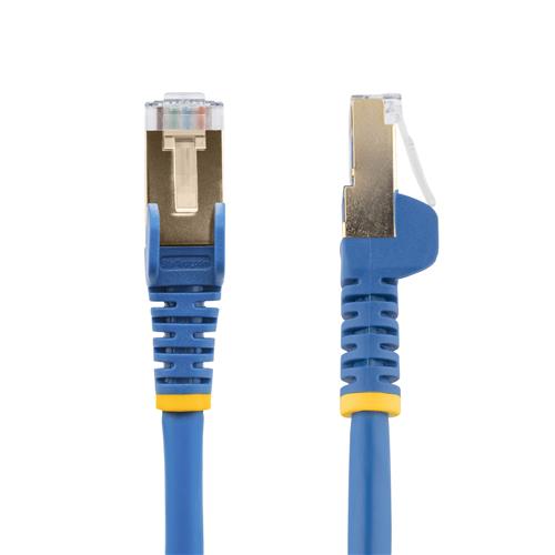 CAVO DI RETE ETHERNET SCHERMATO CAT6A STP DA 50CM - BLU