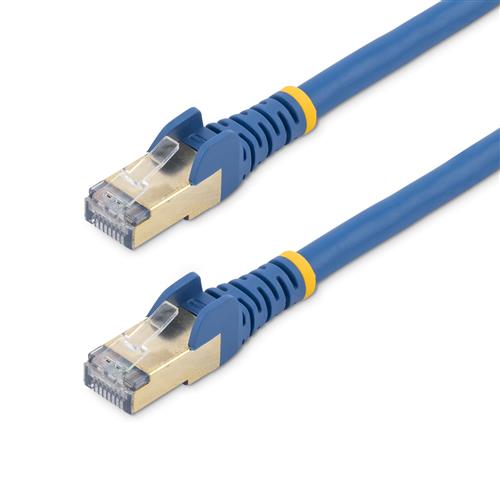 CAVO DI RETE ETHERNET SCHERMATO CAT6A STP DA 50CM - BLU