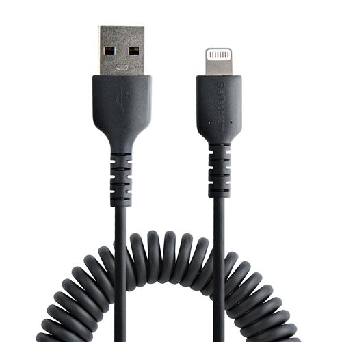 CAVO IPHONE USB-A LIGHTNING CAVO SPIRALATO DA 1M NERO