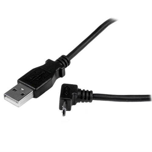 CAVO MICRO USB A A MICRO B CON ANGOLARE VERSO LALTO 2 M
