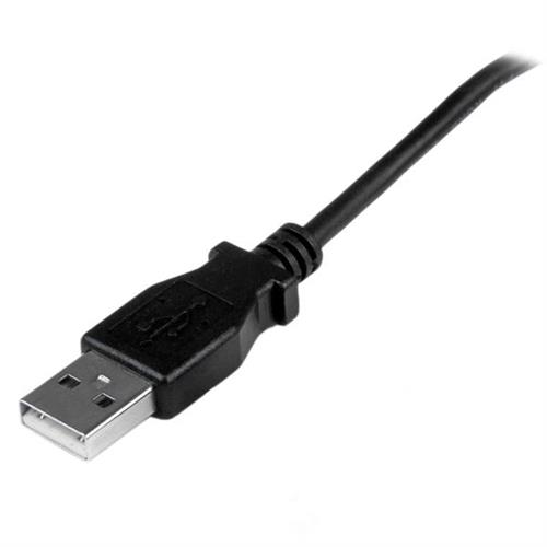 CAVO MICRO USB A A MICRO B CON ANGOLARE VERSO LALTO 2 M