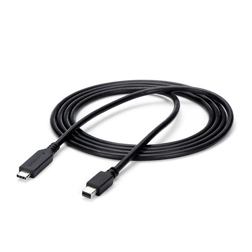 CAVO MINI DISPLAYPORT A USB-C DA 1.8M - 4K 60HZ - NERO