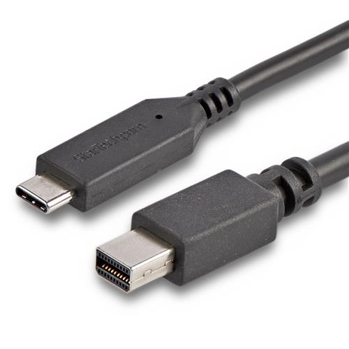 CAVO MINI DISPLAYPORT A USB-C DA 1.8M - 4K 60HZ - NERO