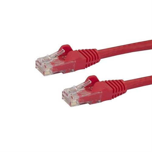 CAVO PATCH CAT 6 ETHERNET RJ45 ROSSO DA 10M ANTIGROVIGLIO