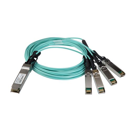 CAVO QSFP+ A 4X SFP+ 3M ATTIVO QSFP-4X10G-AOC3M MSA