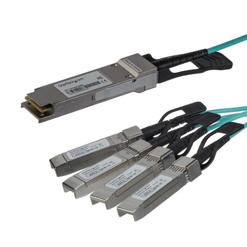 CAVO QSFP+ A 4X SFP+ 7M ATTIVO QSFP-4X10G-AOC7M MSA