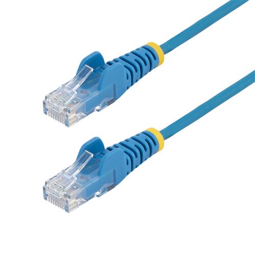 CAVO SLIM UTP CAT6 BLU DA 15M CON PLUG RJ45 ANTIGROVIGLIO