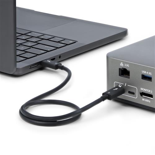 CAVO THUNDERBOLT 5 DA 50CM 80GBPS/120GBPS/8K 60HZ/240W PD