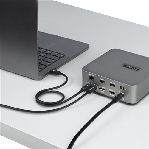 CAVO THUNDERBOLT 5 DA 80CM 80GBPS/120GBPS/8K 60HZ/240W PD