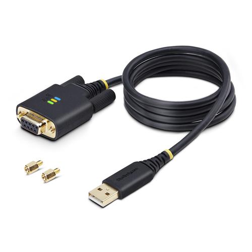 CAVO USB A SERIALE NULL MODEM ADATTATORE USB A RS232 DB9 DA 1M