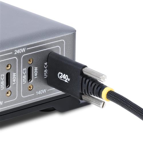 CAVO USB-C DA 3 M USB-IF 240W PD/ROBUSTO/VITI LATERALI