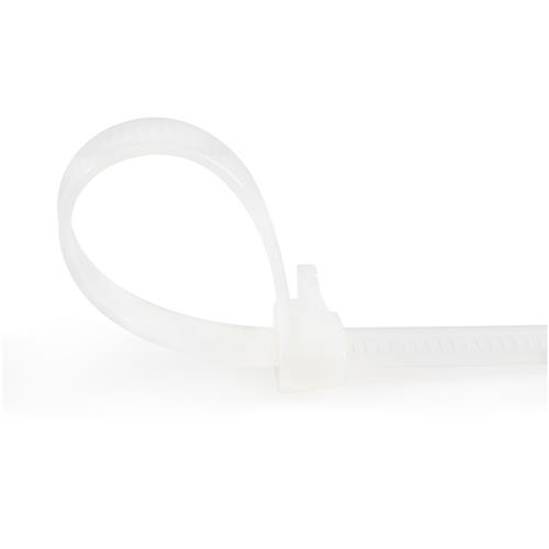 FASCETTE FERMACAVO DA 15 CM RIUTILIZZABILI - 100 PZ - BIANCO