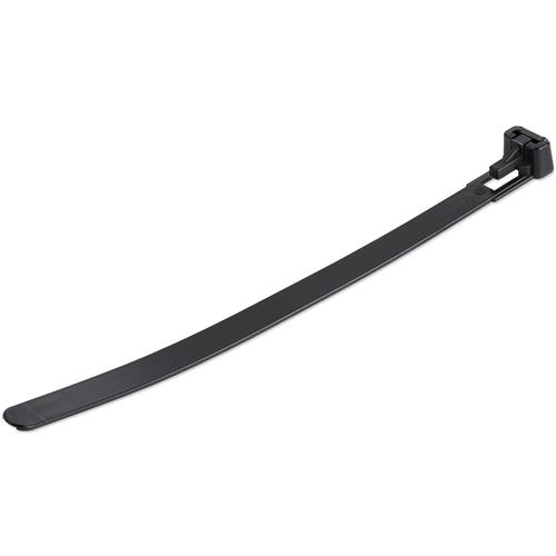 FASCETTE FERMACAVO DA 15 CM RIUTILIZZABILI - 100 PZ - NERO