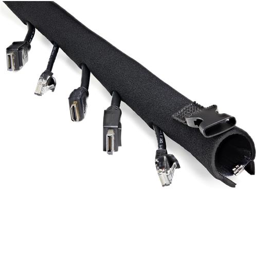 GUAINA FLESSIBILE PER LA GEST IONE DEI CAVI DA 1M CON CERNIERA