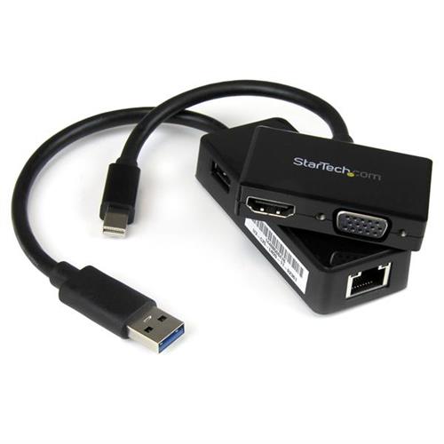 KIT 2 IN 1 SURFACE PRO 4/ PRO 3 MDP A VGA O HDMI + USB A GBE