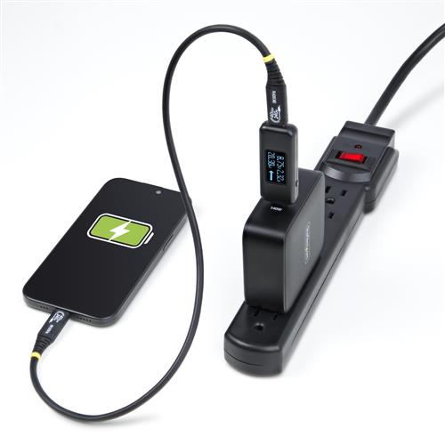 MULTIMETRO DIGITALE USB-C MISURATORE DI TENSIONE/CORRENTE