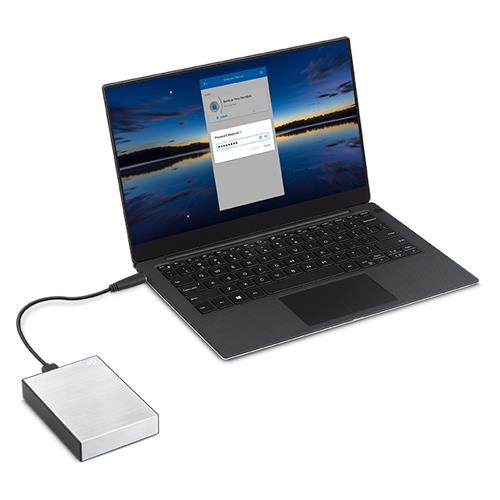ONE TOUCH HDD 1TB SILVER 2.5IN USB3.0 EXTERNAL HDD WITH PASS