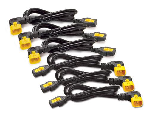 POWER CORD KIT (6 EA) LOCKING C13 TOC14 (90 DEGREE) 0.6M