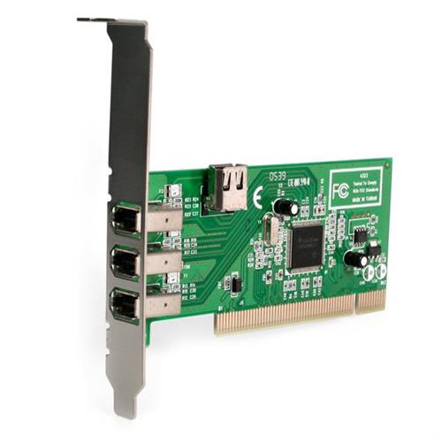 SCHEDA PCI A 3 PORTE FIREWIRE 1394A