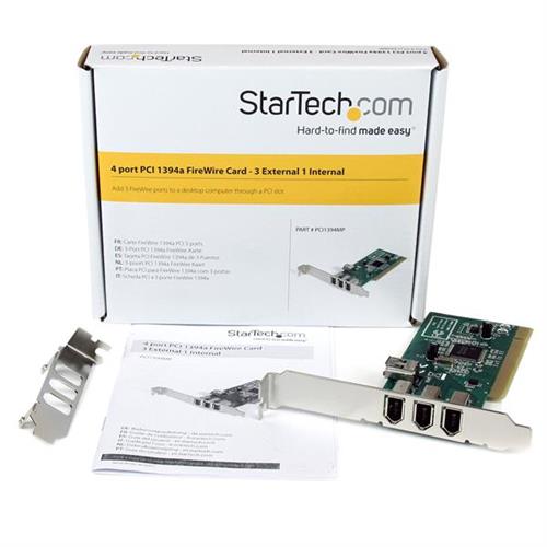 SCHEDA PCI A 3 PORTE FIREWIRE 1394A
