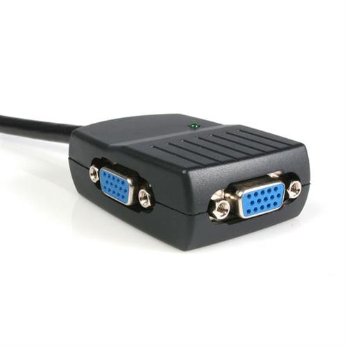 SDOPPIATORE VIDEO VGA A 2 PORTE  ALIMENTATO VIA USB