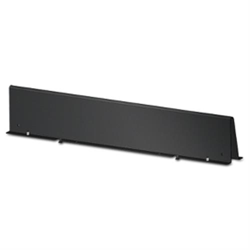SHIELDING PARTITION SOLID 750MM WIDE BLACK
