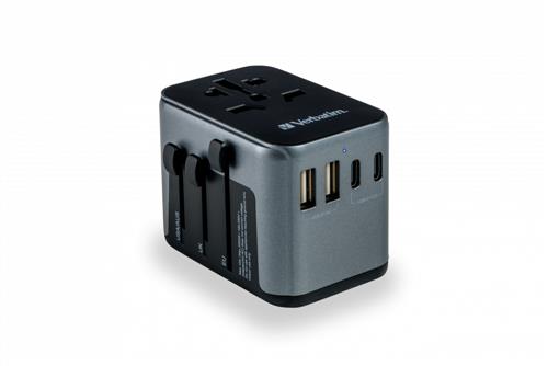 UNIVERSAL TRAVEL ADAPTER UTA-03 PD30W / QC / 2XUSB / 2XTYPE-C