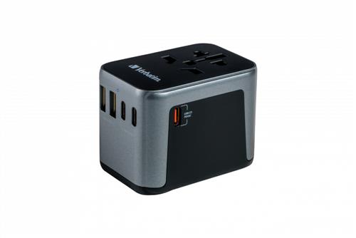 UNIVERSAL TRAVEL ADAPTER UTA-03 PD30W / QC / 2XUSB / 2XTYPE-C