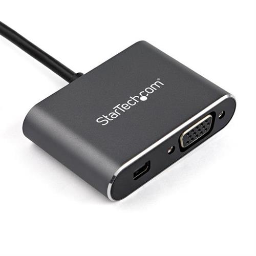 USB C MULTIPORT VIDEO ADAPTER VGA OR MINI DP - HDR 4K 60