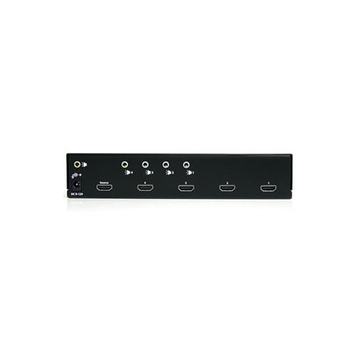 VIDEO SPLITTER HDMI A 4 PORTE CON AUDIO