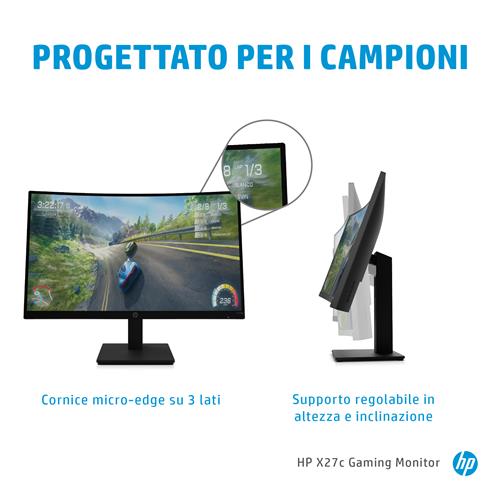 X27C 27IN 1920X1080 16:9 1MS 3000:1 HDMI/DP