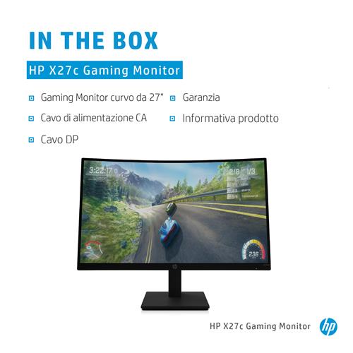 X27C 27IN 1920X1080 16:9 1MS 3000:1 HDMI/DP